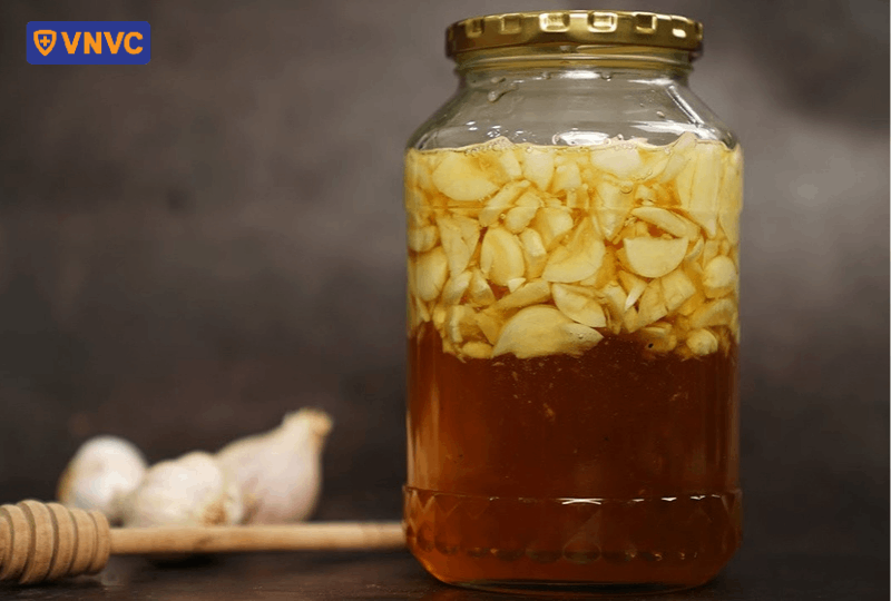 mật ong ngâm tỏi