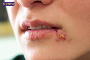 mụn rộp do hsv gây ra