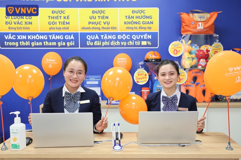 quầy tư vấn dịch vụ tại vnvc bến thủy