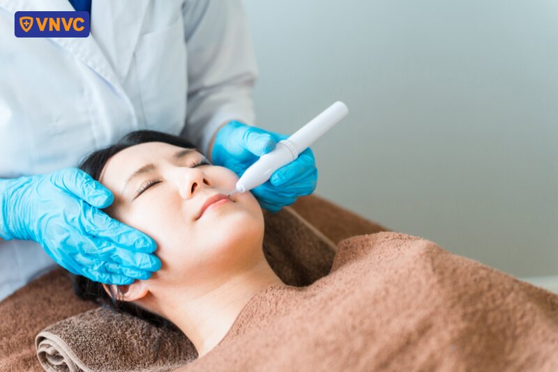 thực hiện xăm môi thẩm mỹ