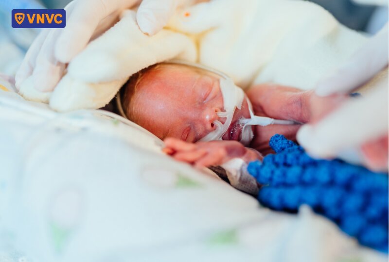 trẻ viêm hô hấp nặng