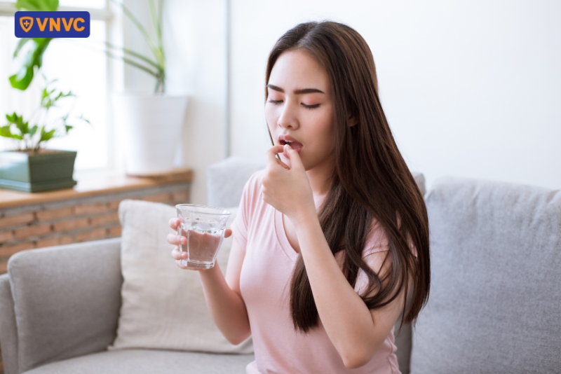 uống thuốc điều trị viêm phế quản co thắt