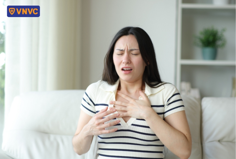 cảm giác đau phổi