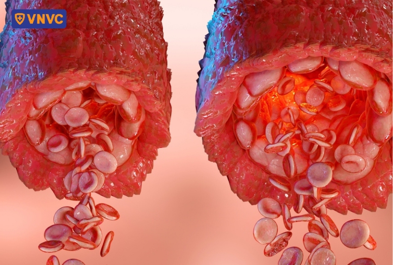 động mạch phổi giãn to bất thường