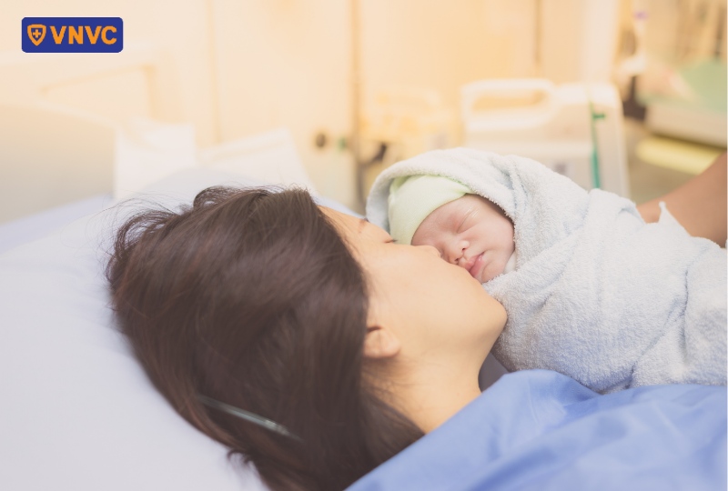 hình ảnh mẹ và bé