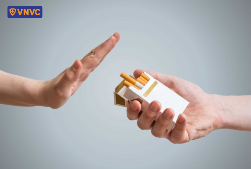 không sử dụng thuốc lá