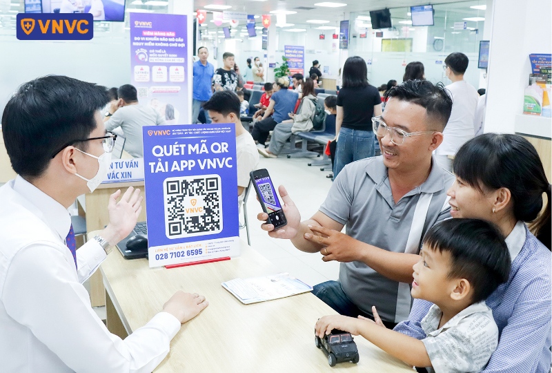 quét qr tải app vnvc
