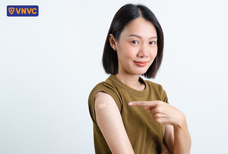 vị trí tiêm vắc xin ở cánh tay