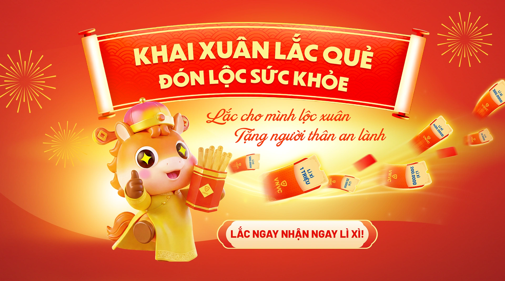banner lắc quẻ