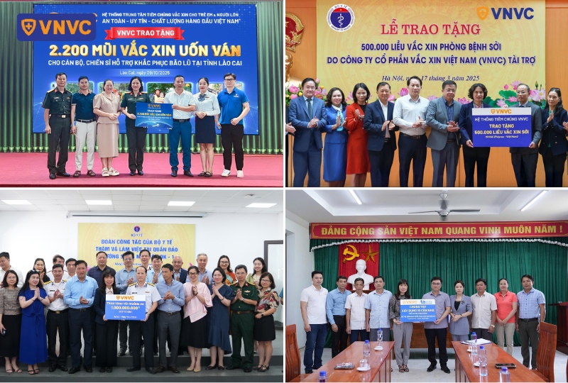 cụm hình lễ trao tặng của vnvc