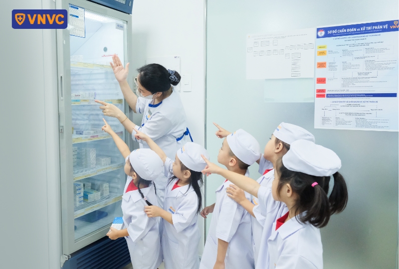 điều dưỡng vnvc giới thiệu cho các bé