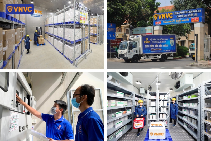 hệ thống bảo quản lạnh của vnvc