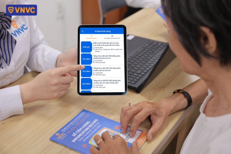 hướng dẫn khách hàng dùng ví sức khỏe vàng