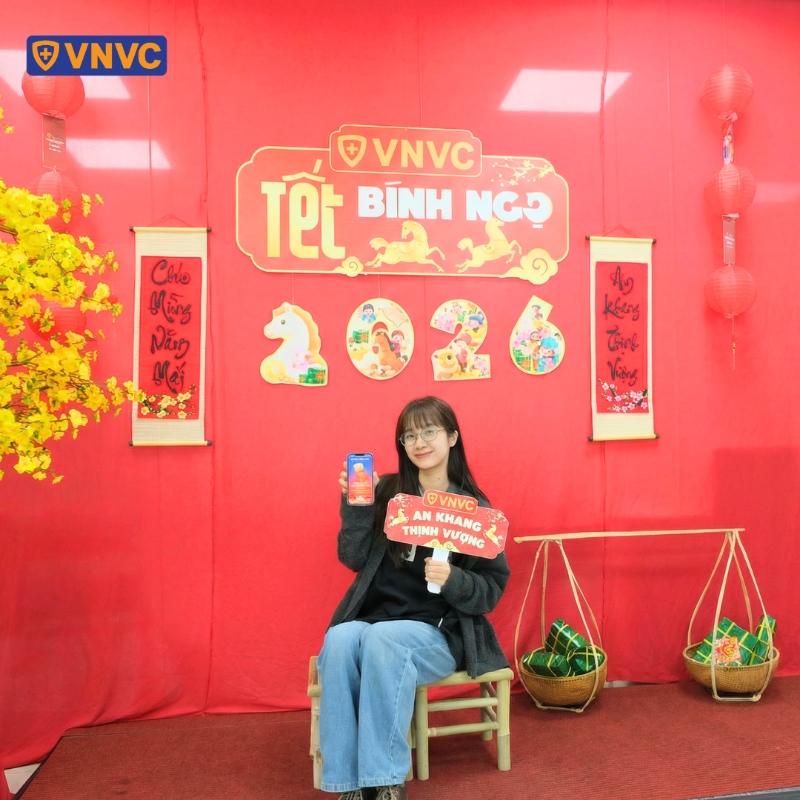 khách hàng check in vnvc