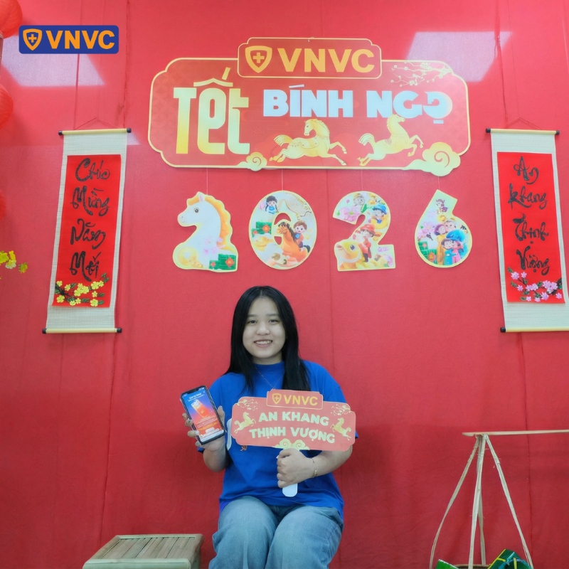 không gian tết vnvc