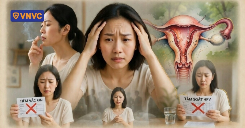8 yếu tố khiến HPV tiến triển ung thư cao hơn mà phụ nữ cần đặc biệt lưu ý