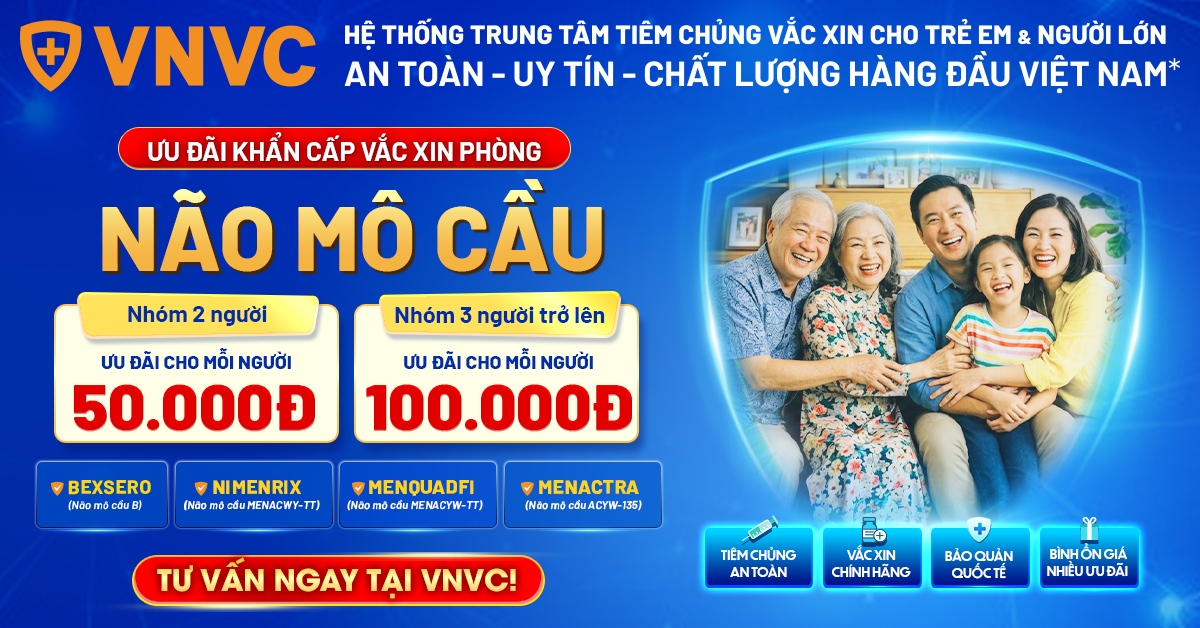 ưu đãi vắc xin não mô cầu vnvc