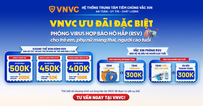 vnvc ưu đãi đặc biệt vaccine rsv