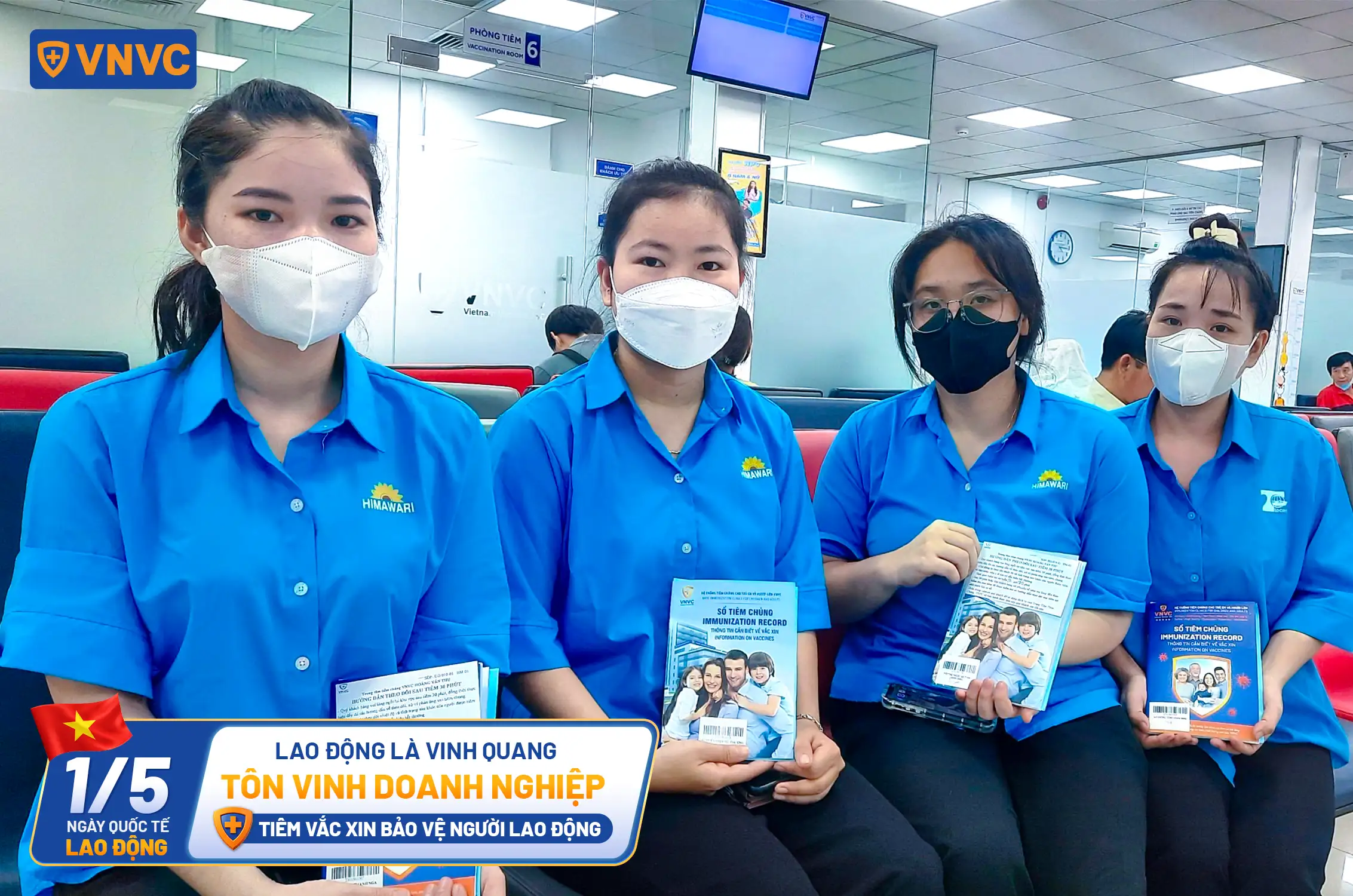 các bạn nữ chụp hình tại vnvc