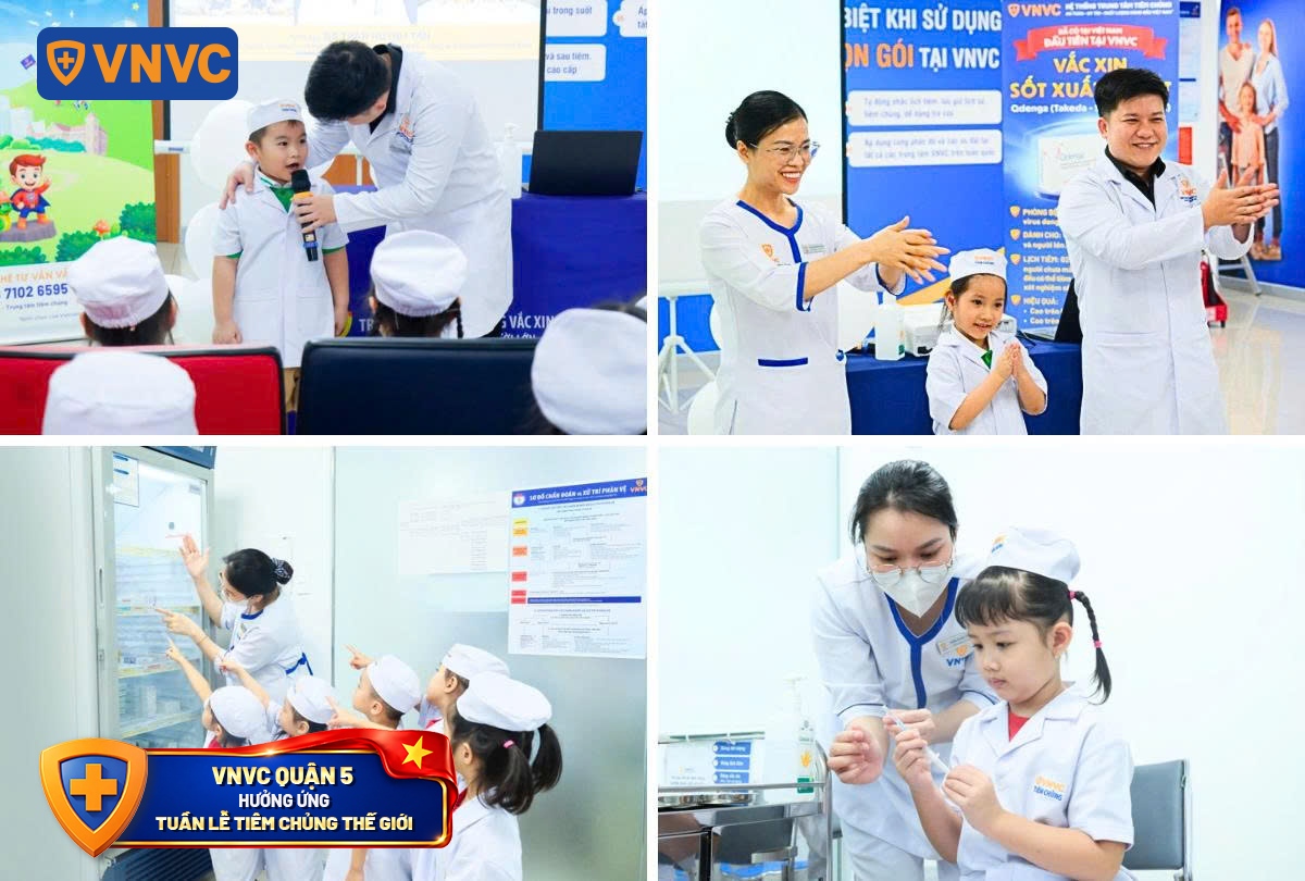 các bé trải nghiệm làm bác sĩ
