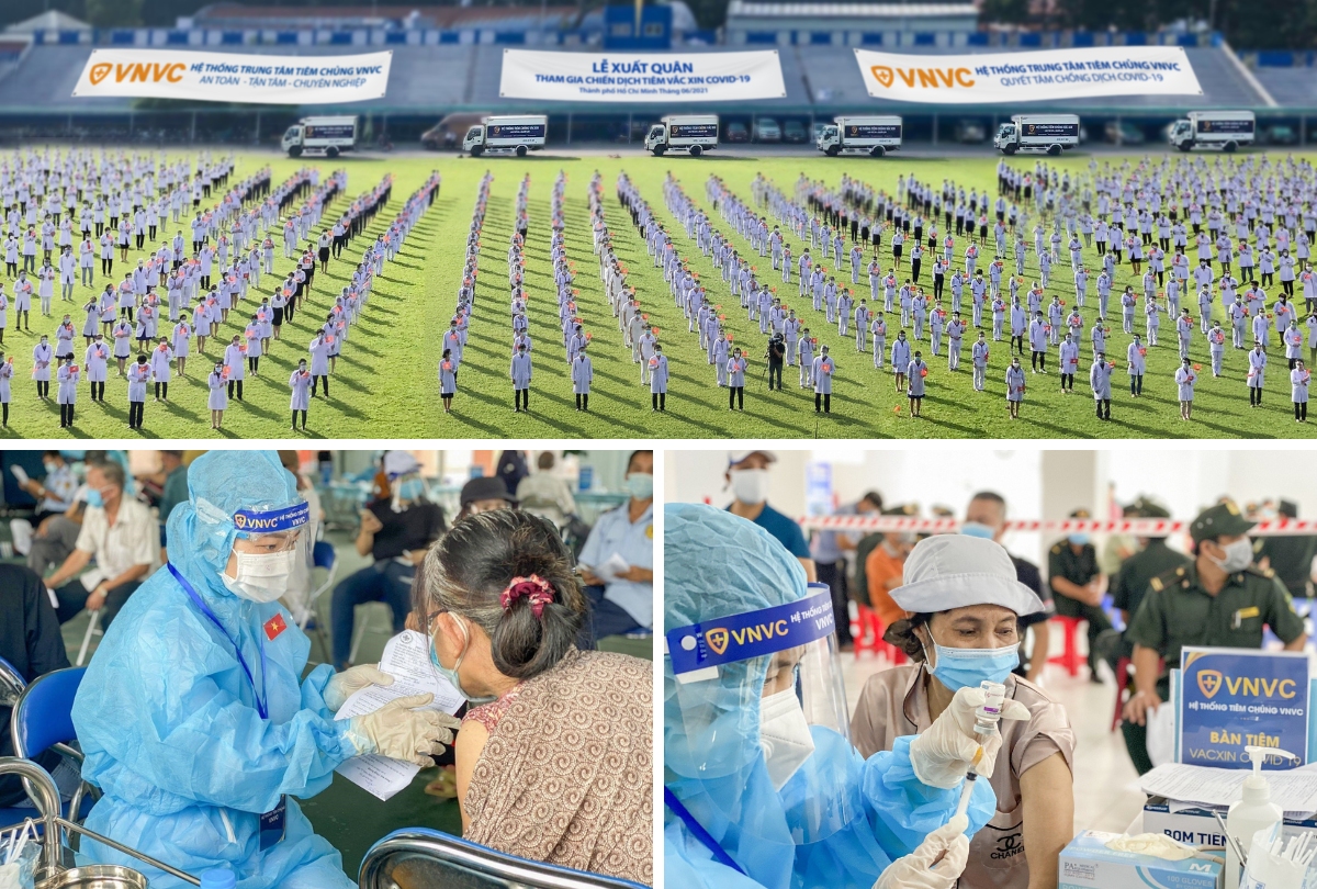 đội ngũ vnvc chống dịch covid 19