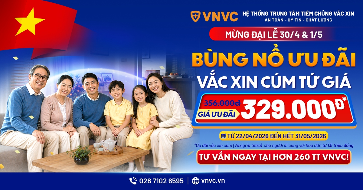 vắc xin cúm tứ giá ưu đãi