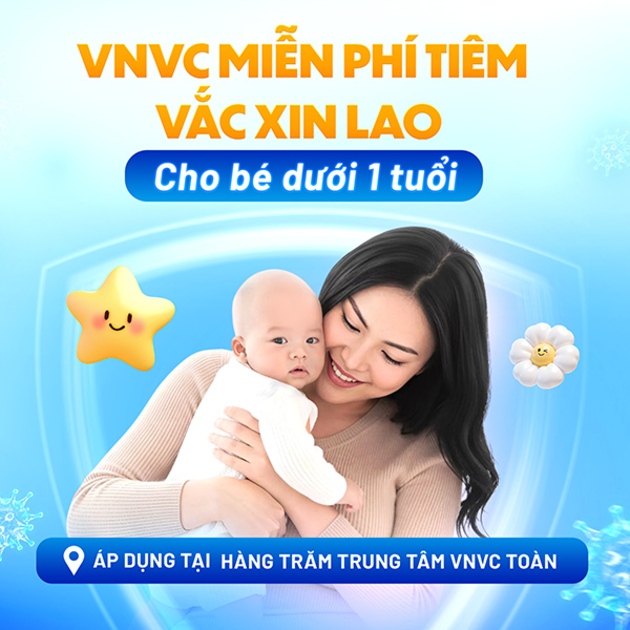 vnvc miễn phí tiêm lao
