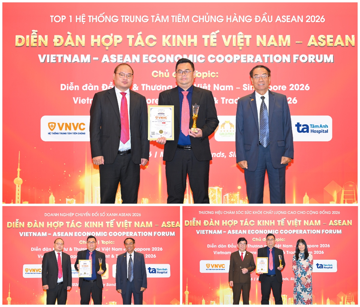 vnvc nhận 3 giải thưởng