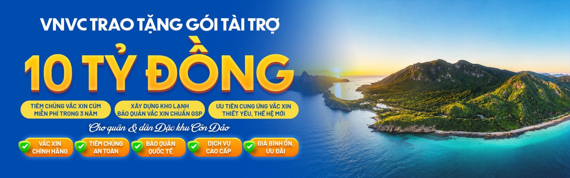 banner vnvc trao tặng tài trợ