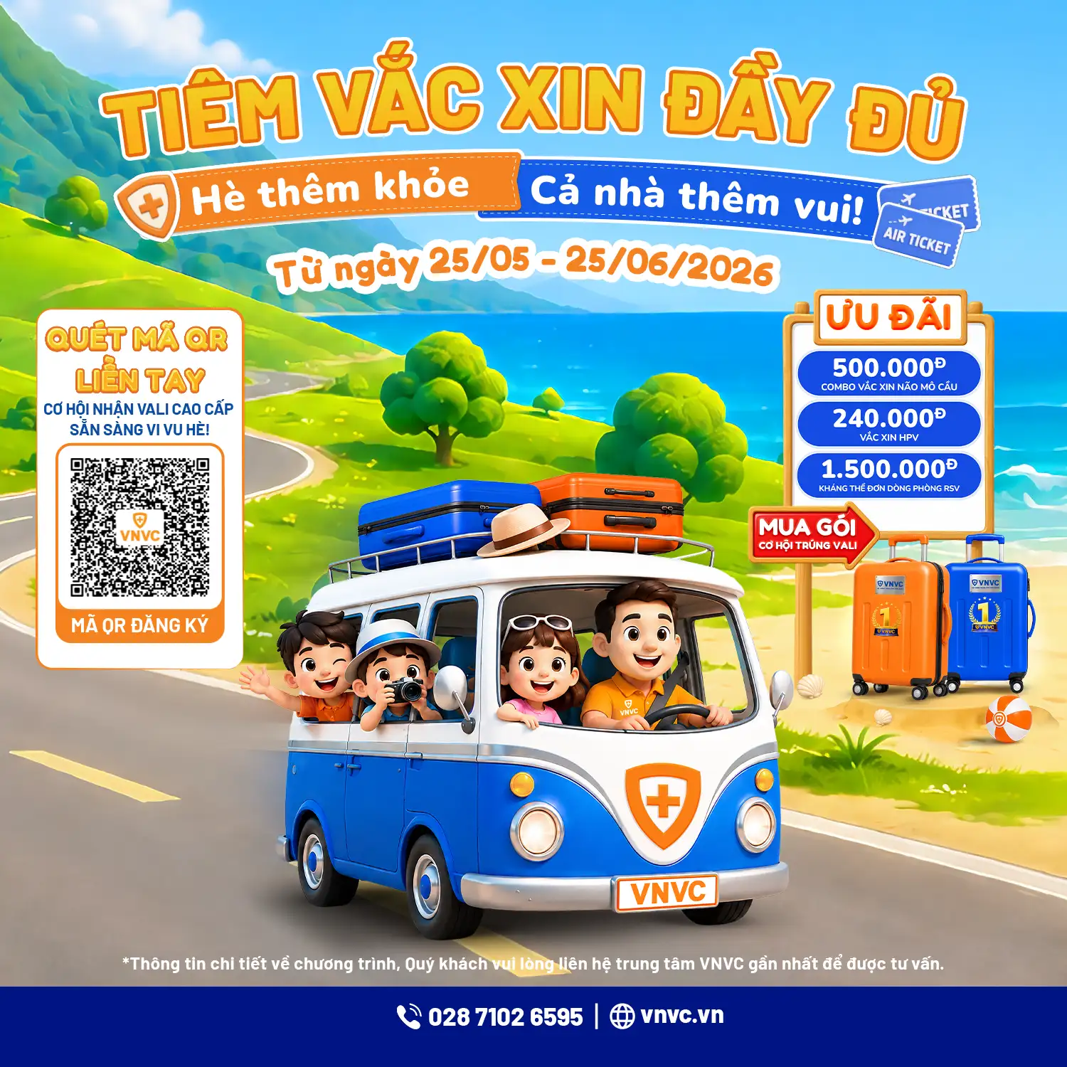ưu đãi tiêm vaccine hè