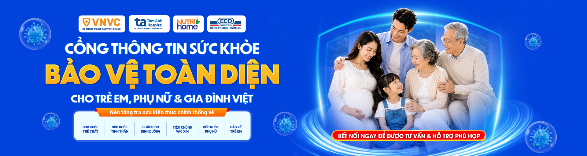 banner cổng thông tin sức khỏe