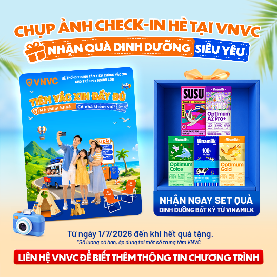 chụp hình tại vnvc nhận quà
