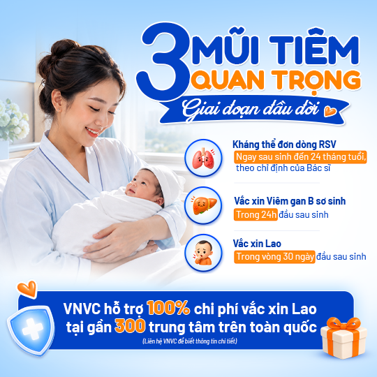 ưu đãi 3 mũi tiêm quan trọng