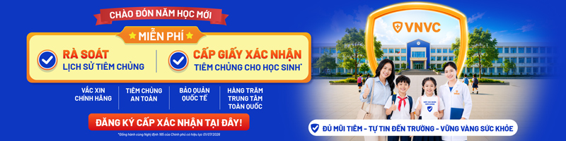 banner cấp giấy xác nhận tiêm chủng trong bài