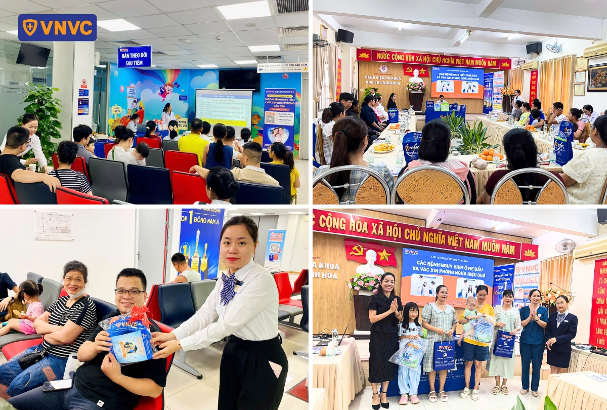 khách hàng chụp hình tại lớp tư vấn