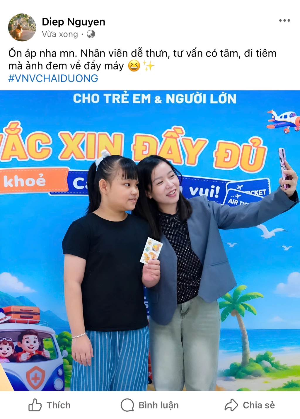minh họa check in bằng post
