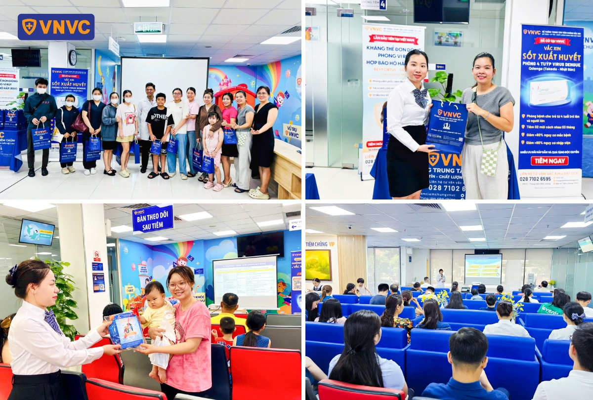 người dự lớp tư vấn sức khỏe nhận quà