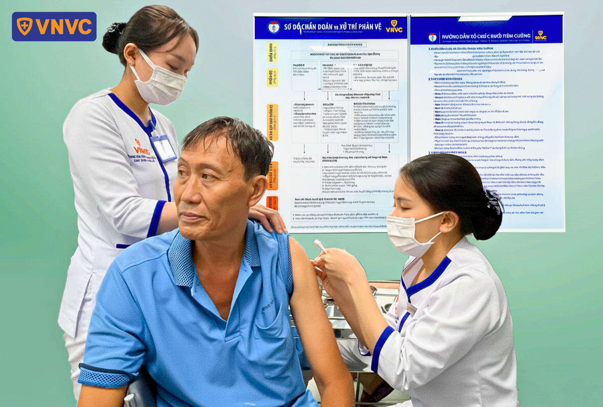 tiêm ngừa cho người đàn ông