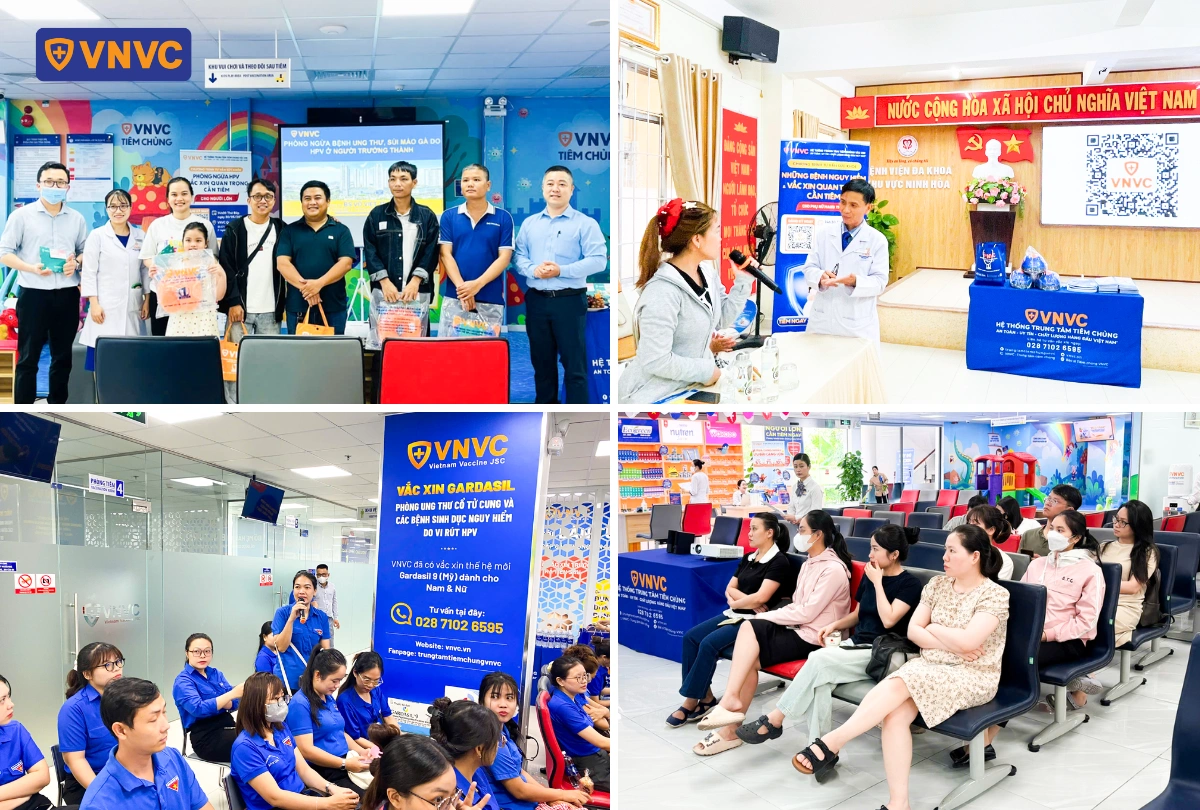 trao qua cho người dự chương trình