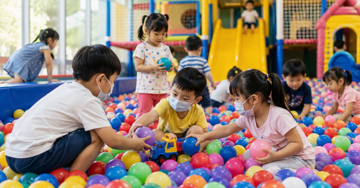 Cảnh báo nguy cơ lây nhiễm chéo tại khu vui chơi mùa hè: Nhà bóng, hồ bơi, khu vui chơi…