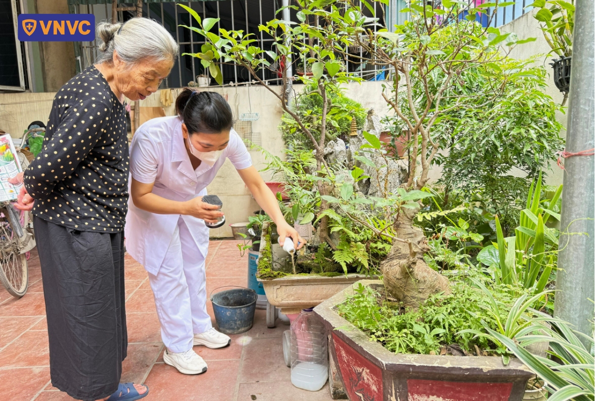 vệ sinh môi trường diệt muỗi