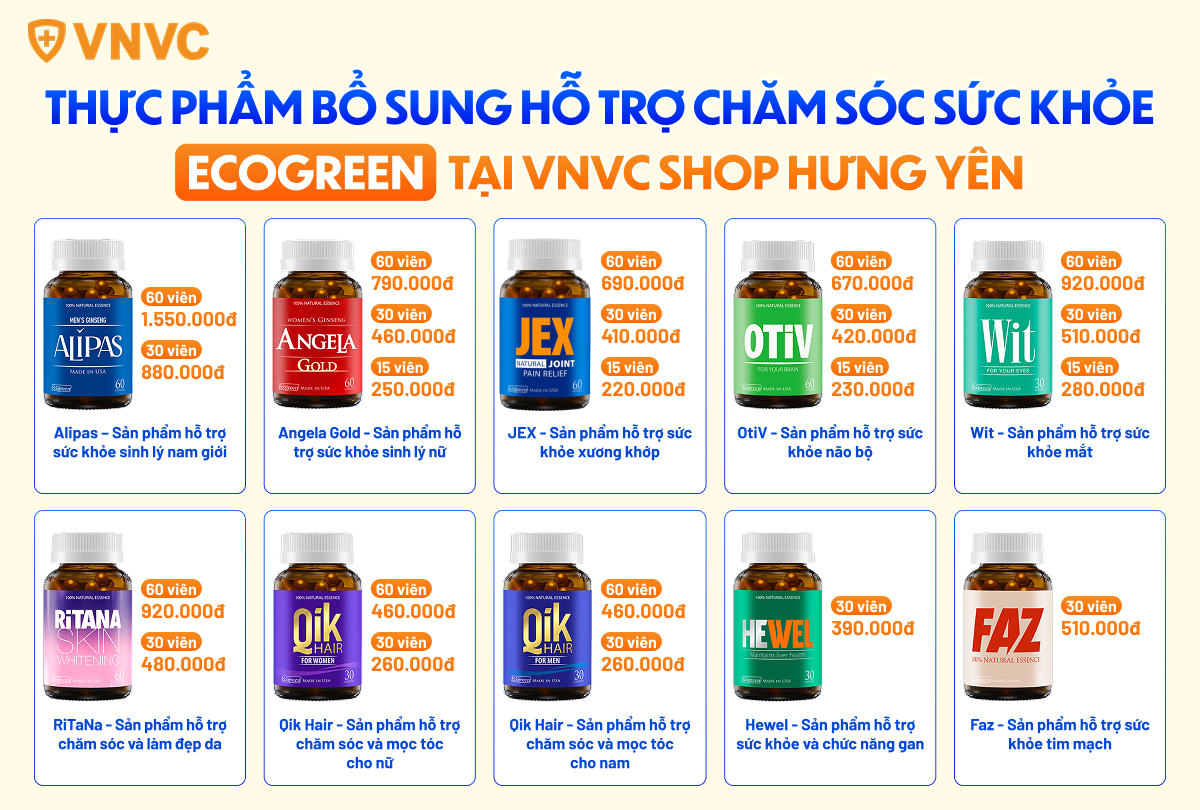 các sản phẩm ecogreen