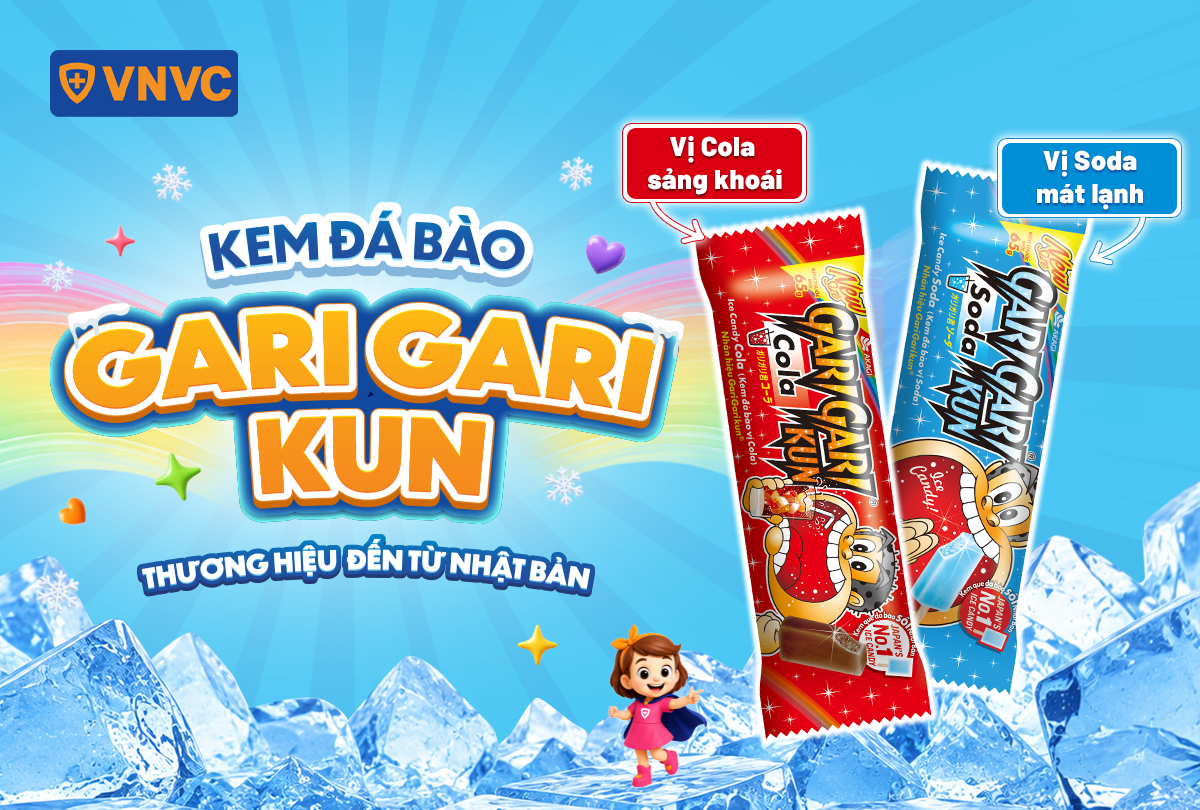 kem đá bào gari kun