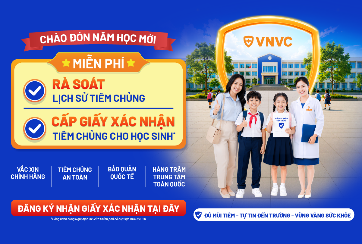 miễn phí rà soát tiêm chủng