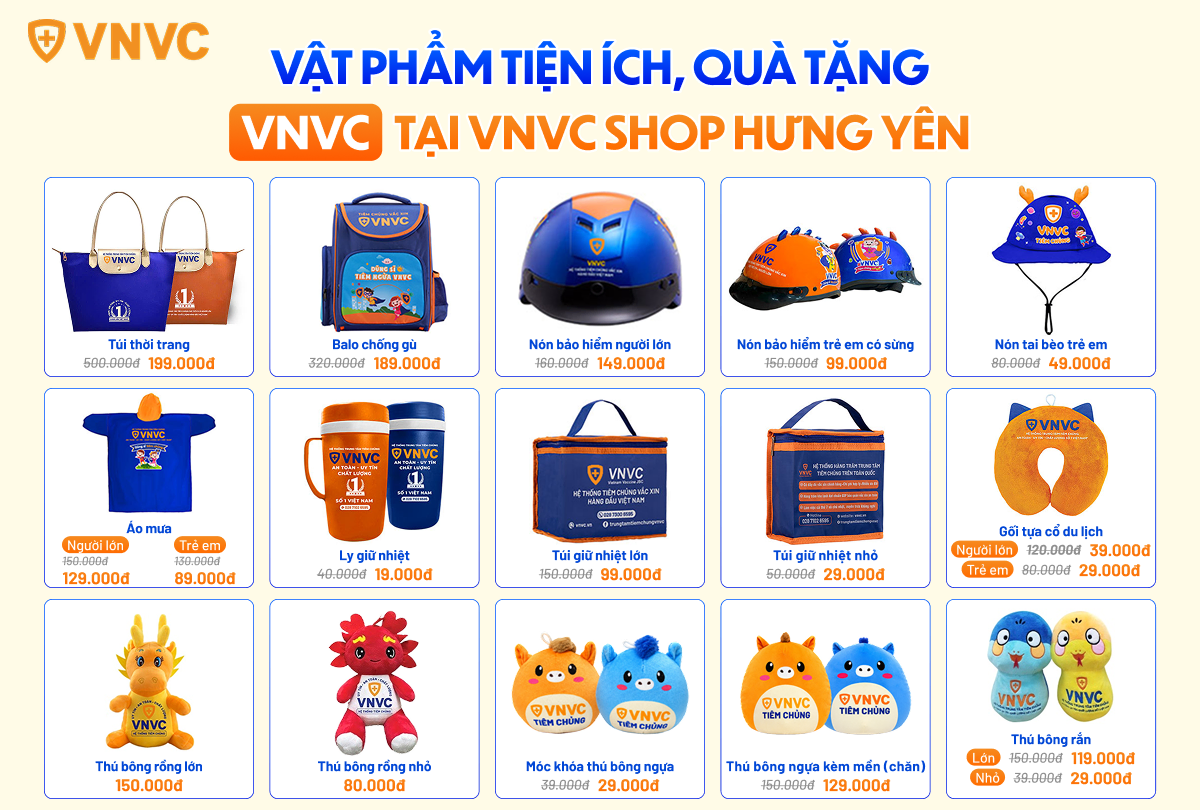 tiện ích và quà tặng vnvc