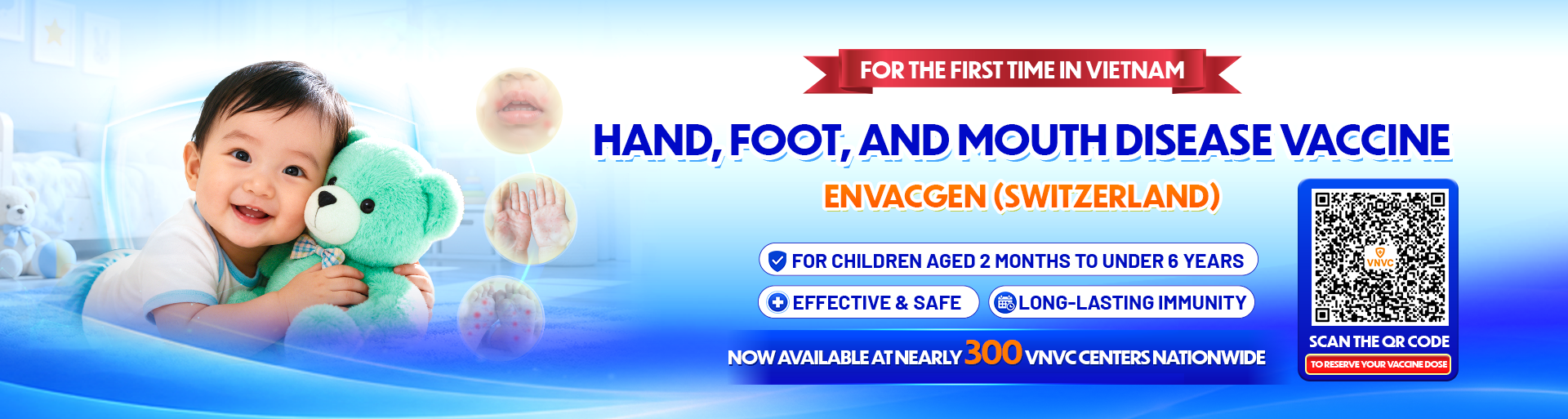 banner hand foot mouth desk