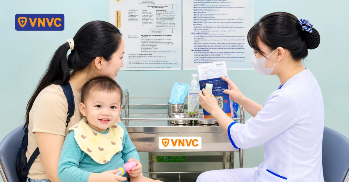 Vắc xin tay chân miệng tiêm được với các vắc xin nào trong cùng buổi tiêm?