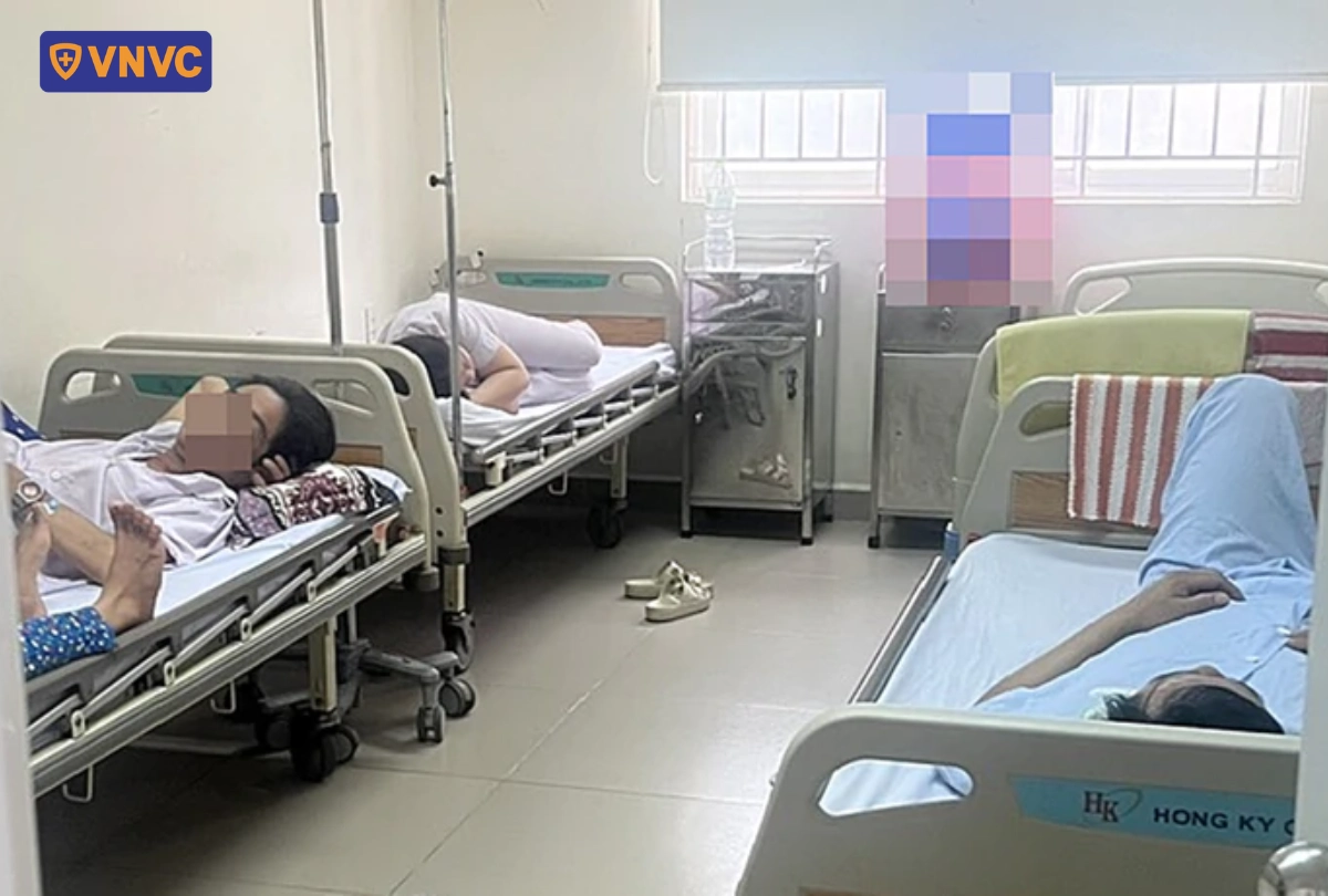 bệnh nhân trên giường bệnh