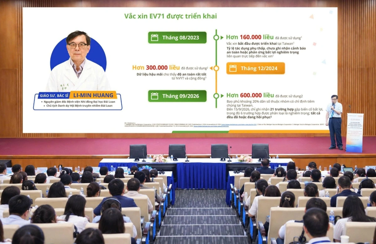hội thảo khoa học vắc xin tay chân miệng