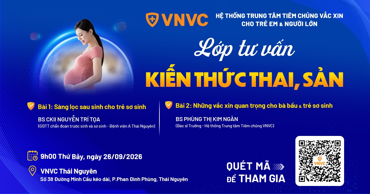 lớp tư vấn thai sản tại vnvc thái nguyên